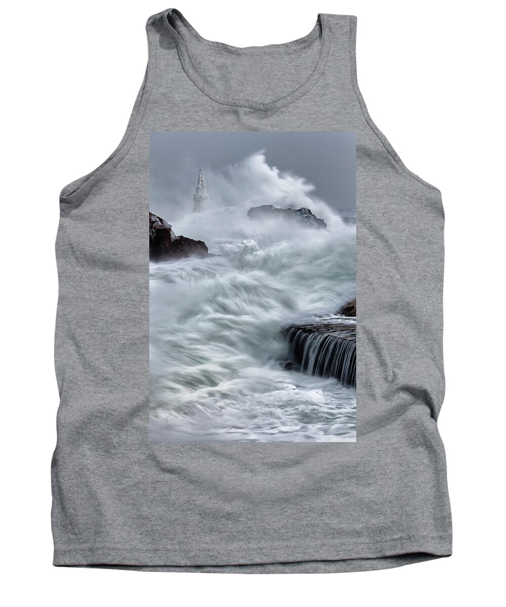 Ahtopol Tank Top featuring the photograph Swallowed By The Sea by Evgeni Dinev