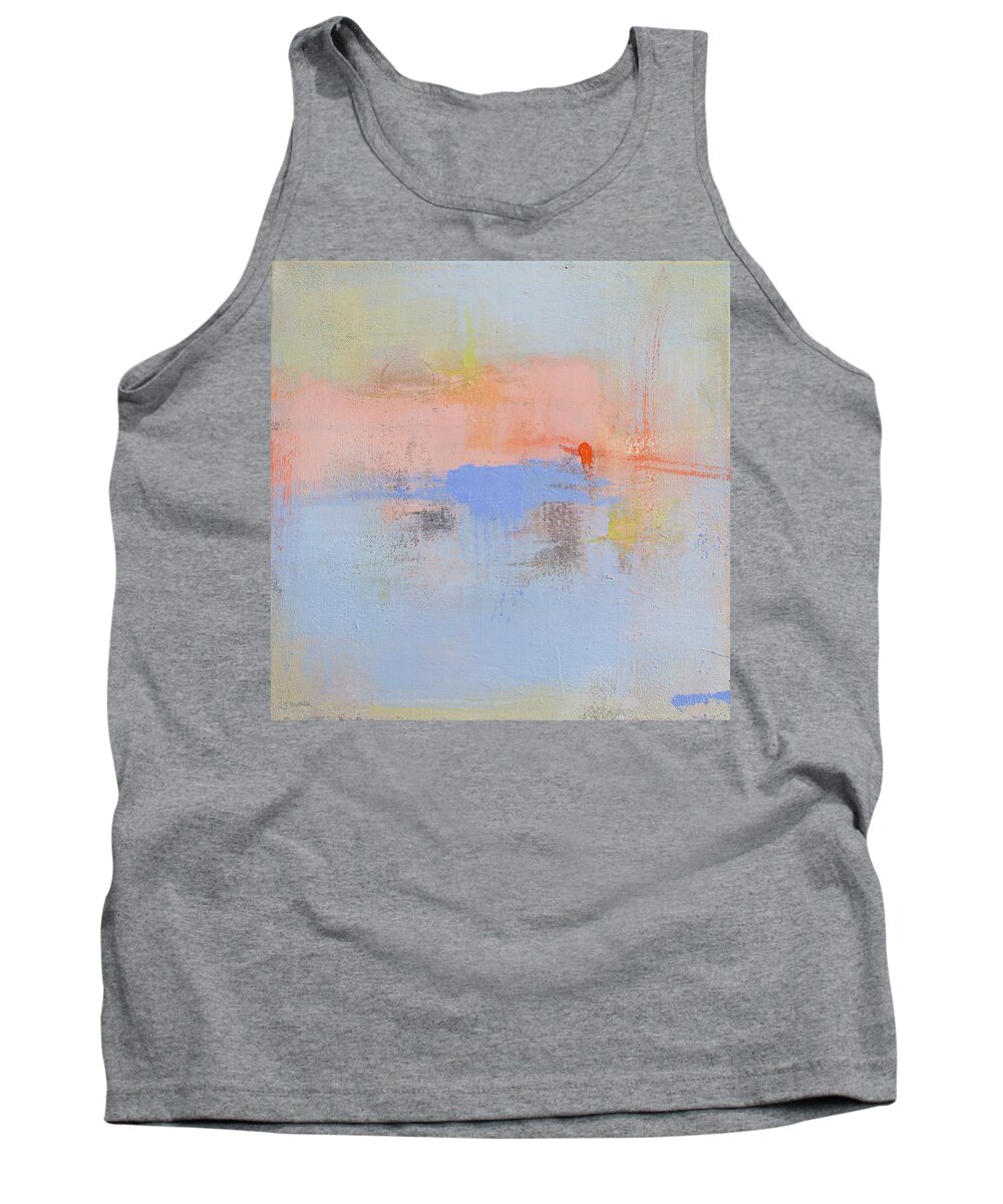 Abstract Tank Top featuring the painting Take A Bow by Jacquie Gouveia