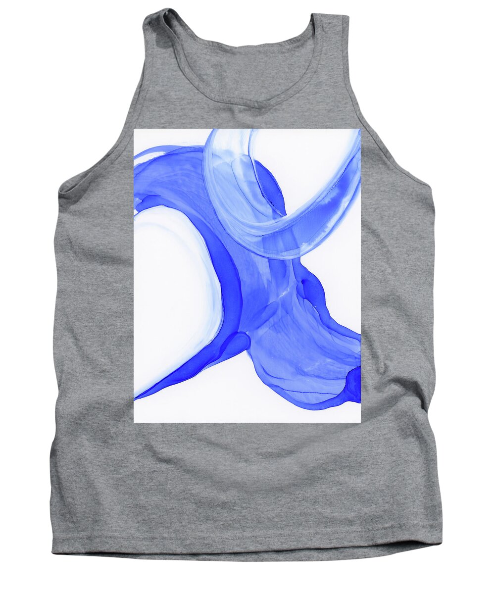 Alcohol Tank Top featuring the painting Tapping In by KC Pollak