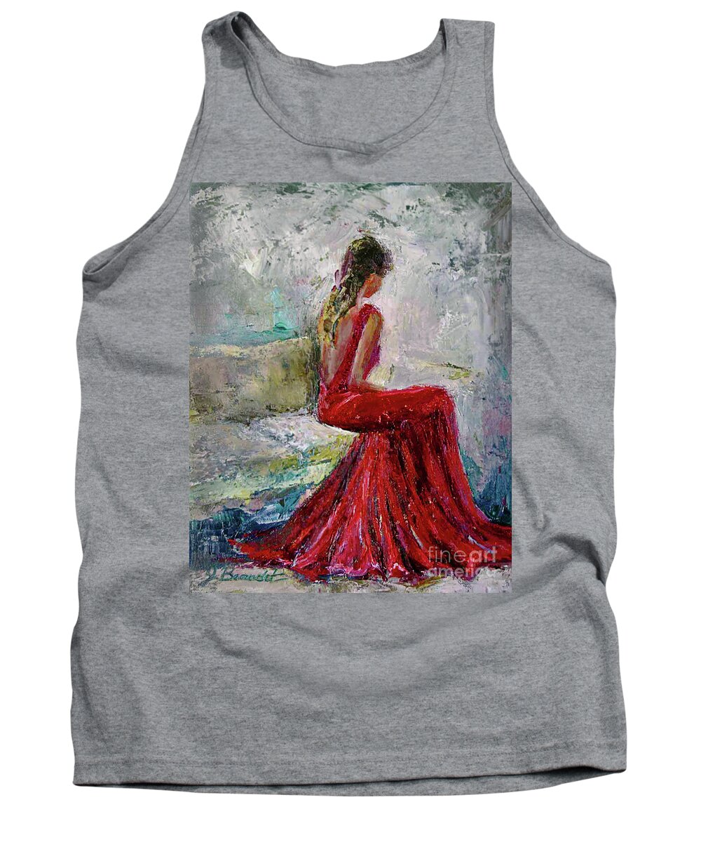  Tank Top featuring the painting Test 2 by Jennifer Beaudet