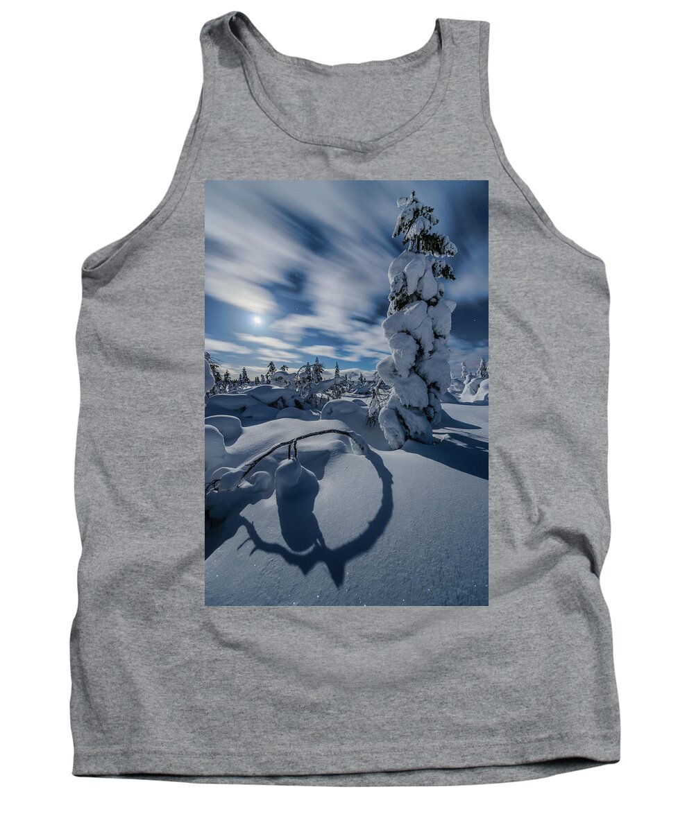 Winter Tank Top featuring the photograph The branch by Thomas Kast