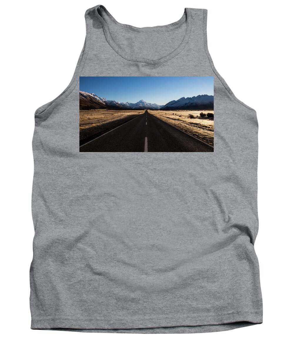 Mountains Tank Top featuring the photograph The classic approach by Johannes Brienesse