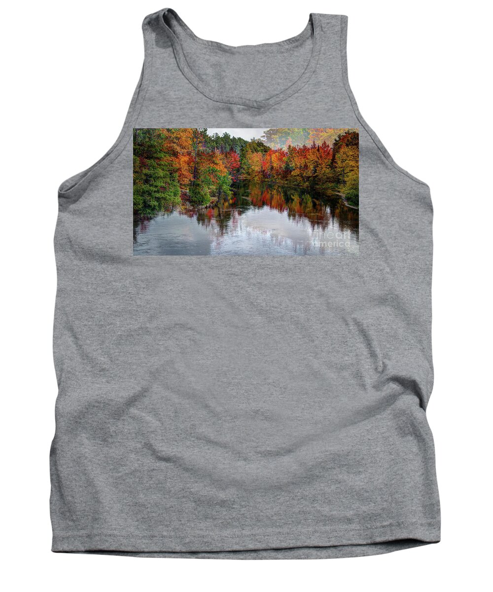 Hdr Tank Top featuring the photograph The Colors of Autumn by Deborah Klubertanz
