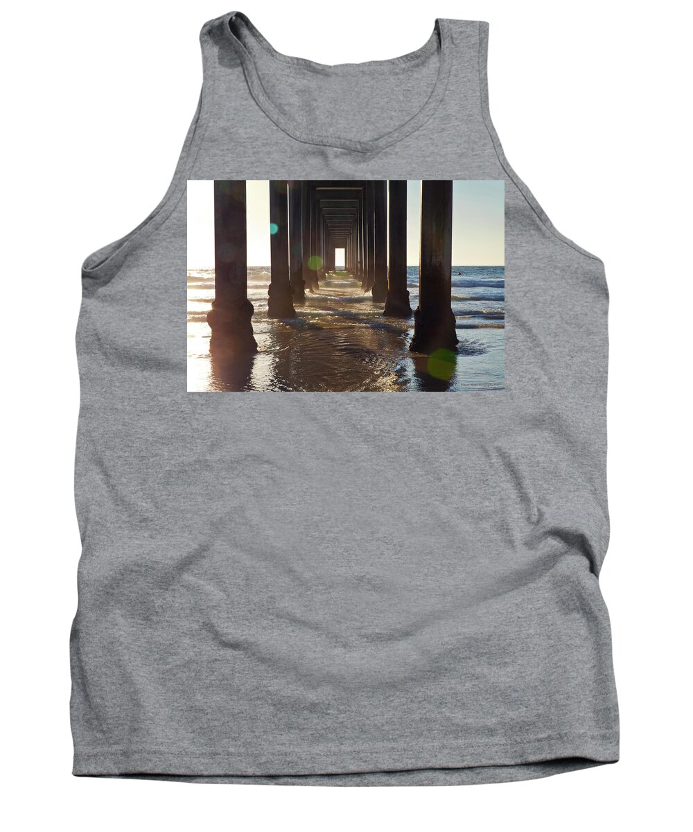 Light Tank Top featuring the photograph The Golden Hour by Ryan Huebel
