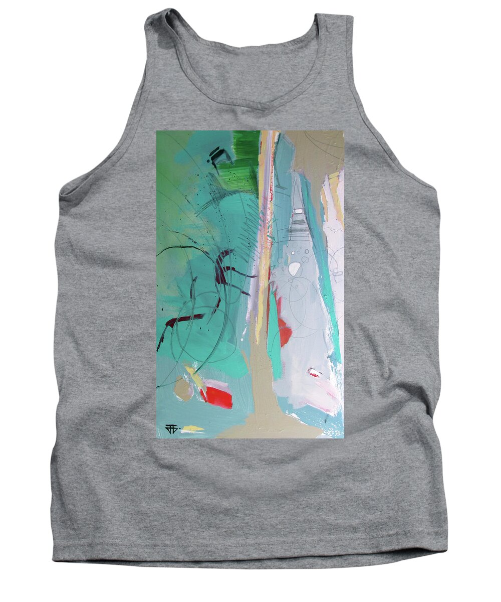The Other Side Tank Top featuring the painting The Other Side by John Gholson