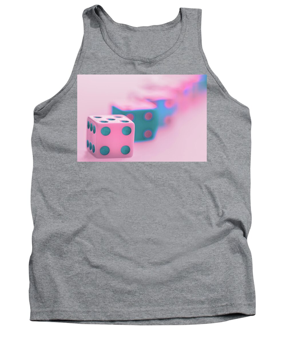 Dice Tank Top featuring the photograph The Roll of The Dice by Sylvia Goldkranz