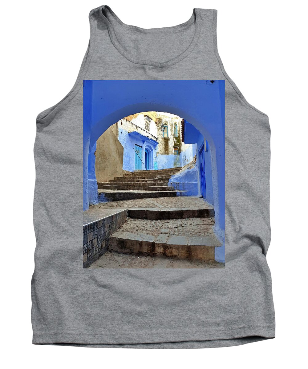 Tunnel Tank Top featuring the photograph The Secret Tunnel by Andrea Whitaker