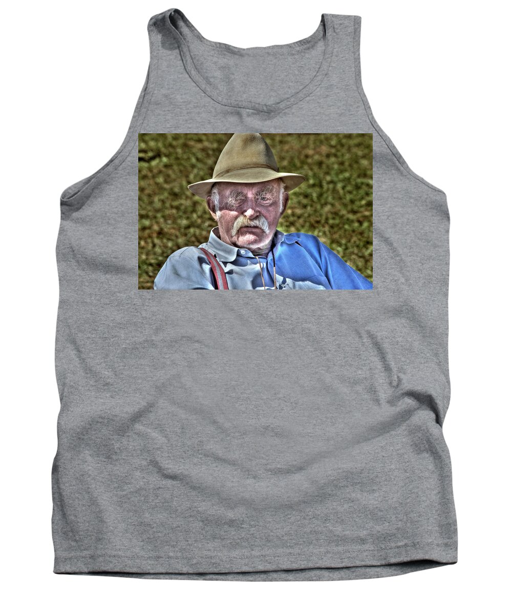 Photo Tank Top featuring the photograph The Shepherd by Anthony M Davis