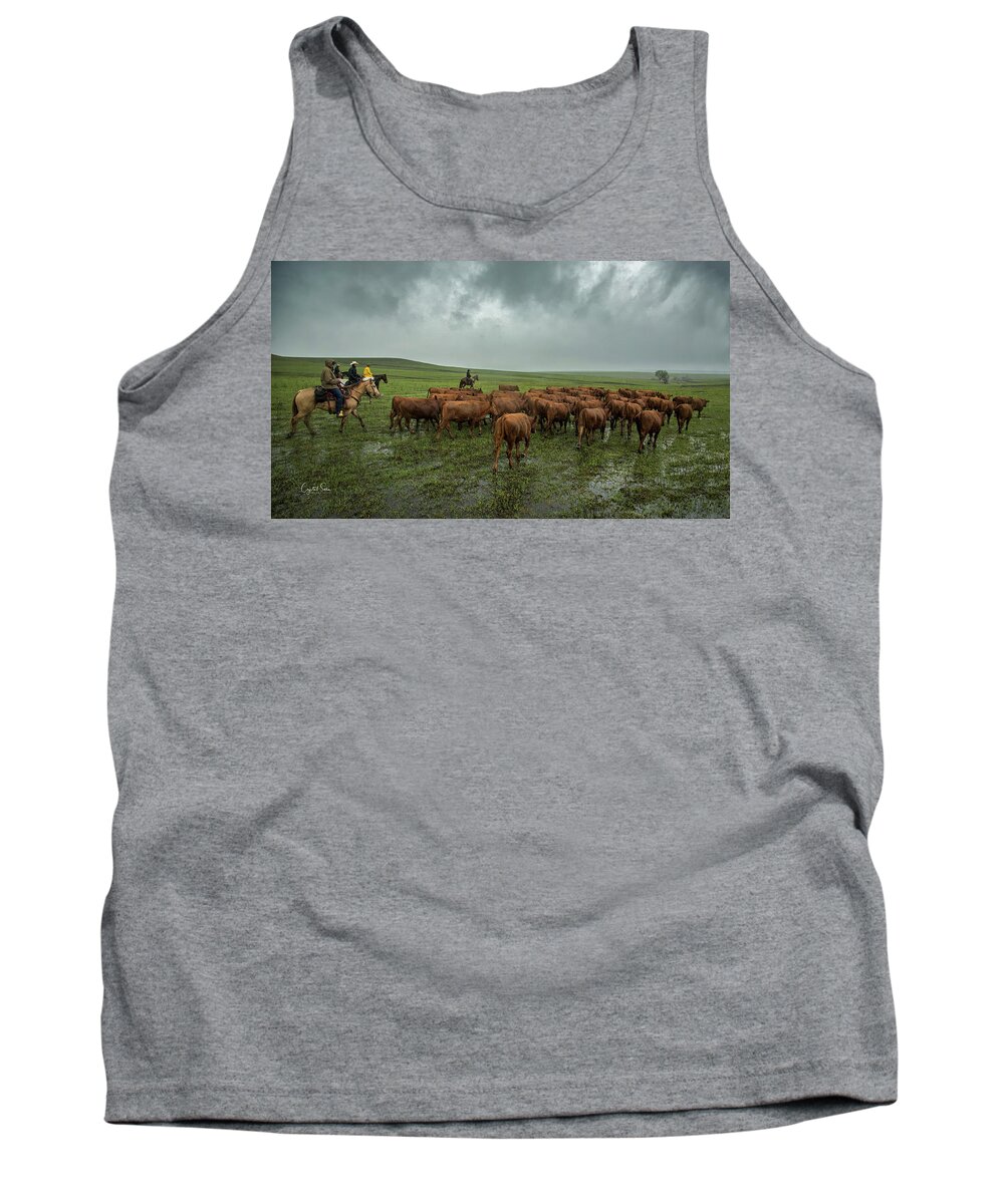 Kansas Tank Top featuring the photograph The Storm by Crystal Socha