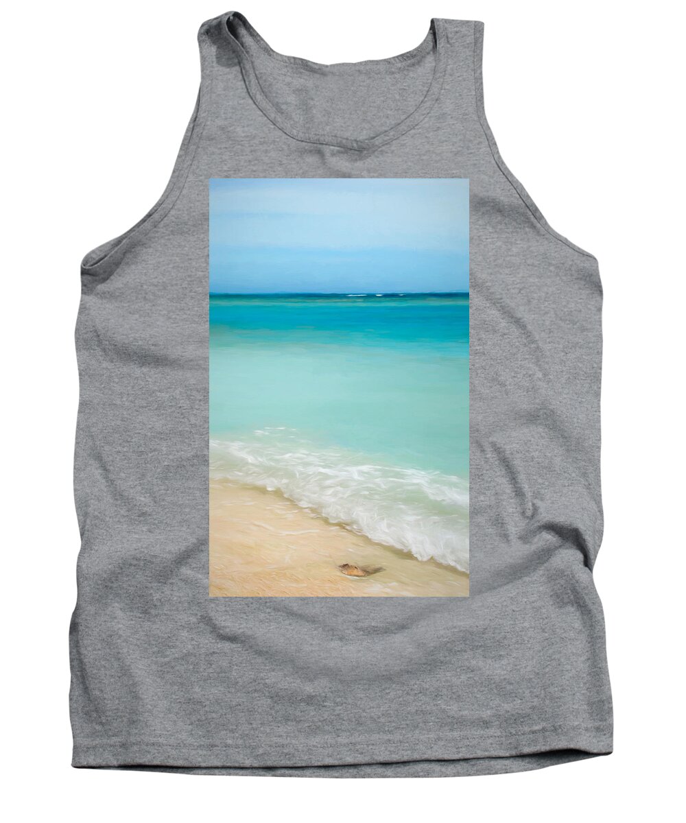 Ocean Tank Top featuring the photograph The Tranquil Sea by Susan Hope Finley