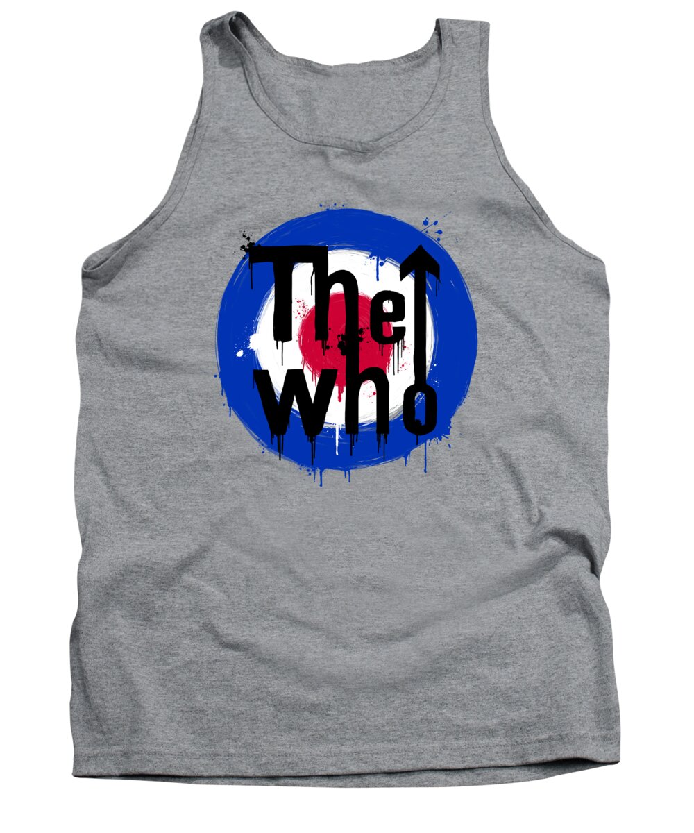 Thewho Tank Top featuring the digital art The Who png by Andrea Gatti