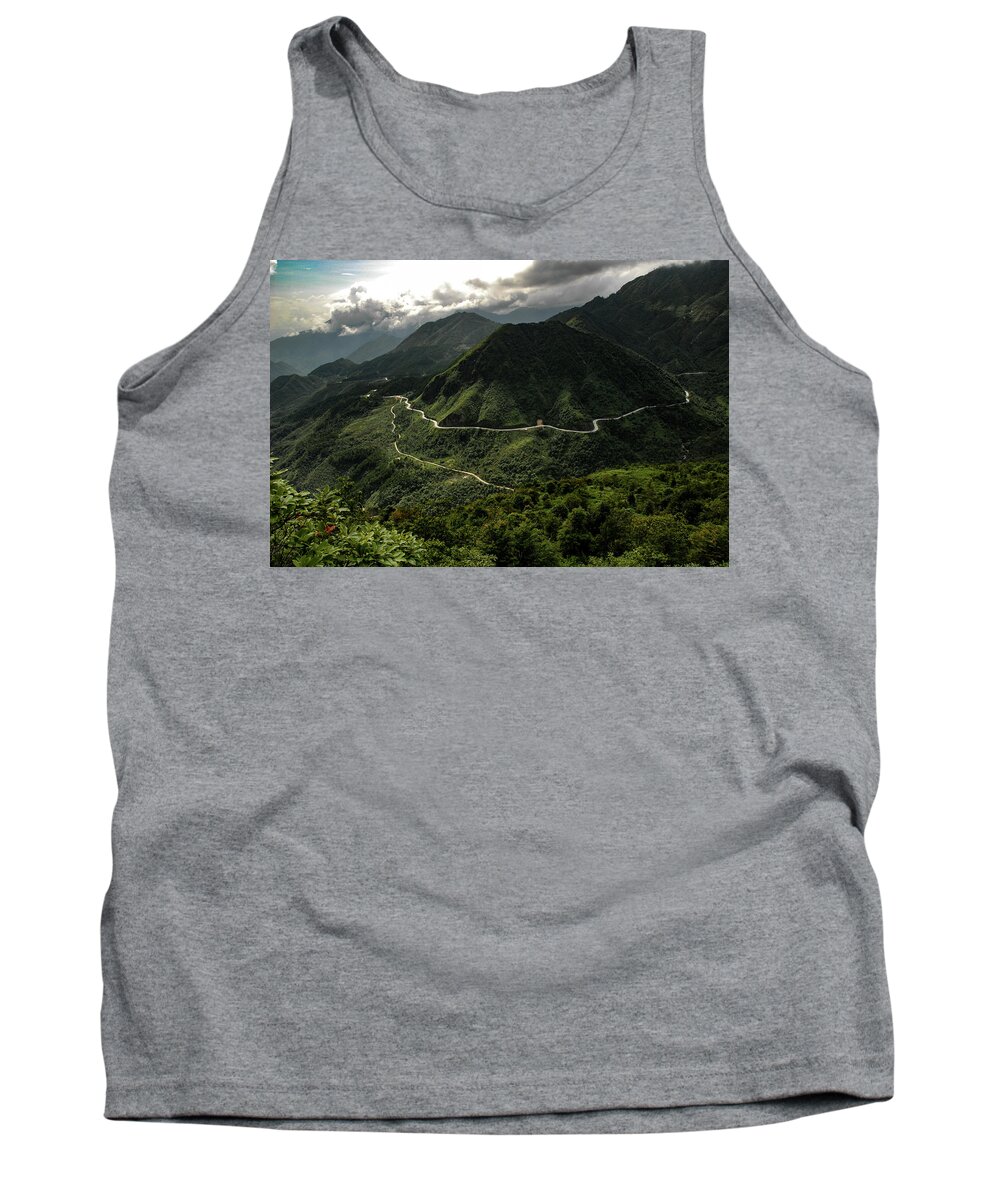 Vietnam Tank Top featuring the photograph Things To Come - High Mountain Pass, Northern Vietnam by Earth And Spirit
