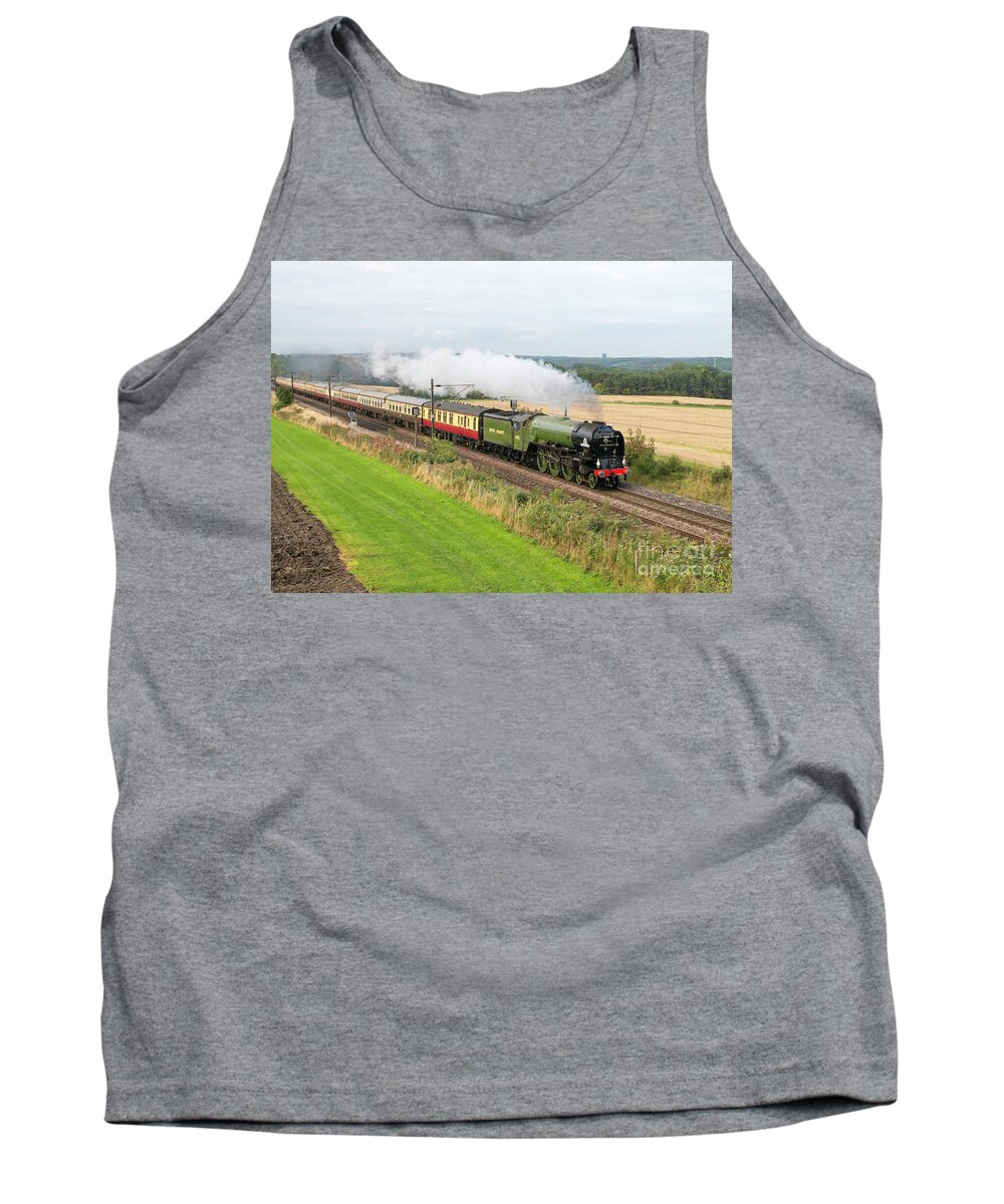 Plawsworth Tank Top featuring the photograph Tornado steam locomotive by Bryan Attewell