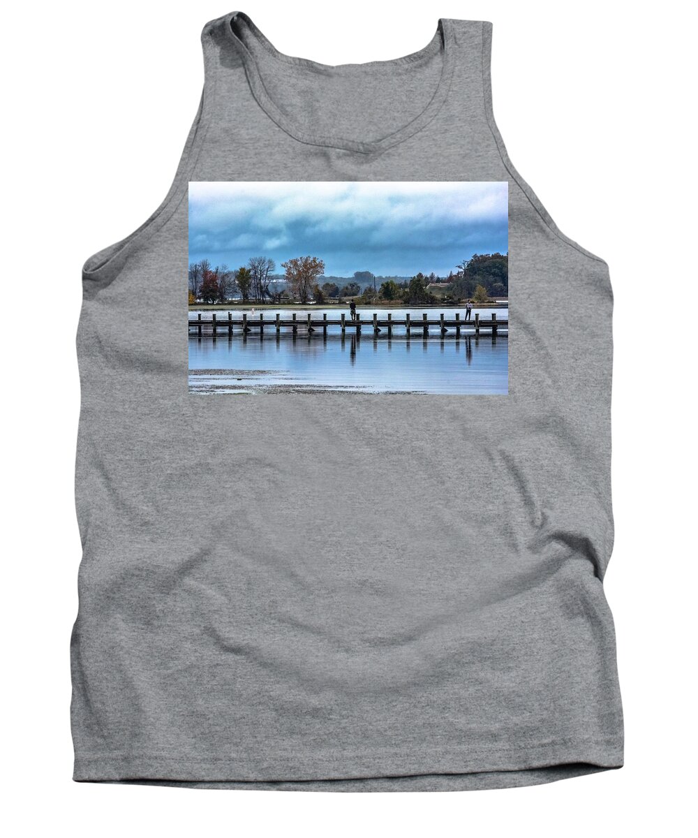 Young Men Tank Top featuring the photograph Treads by Addison Likins