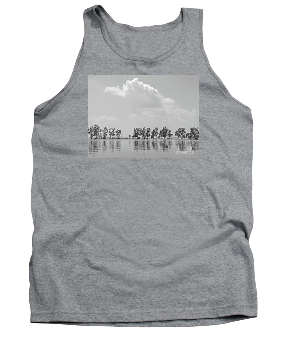 Landscape Tank Top featuring the photograph Tree Line by Ann Horn