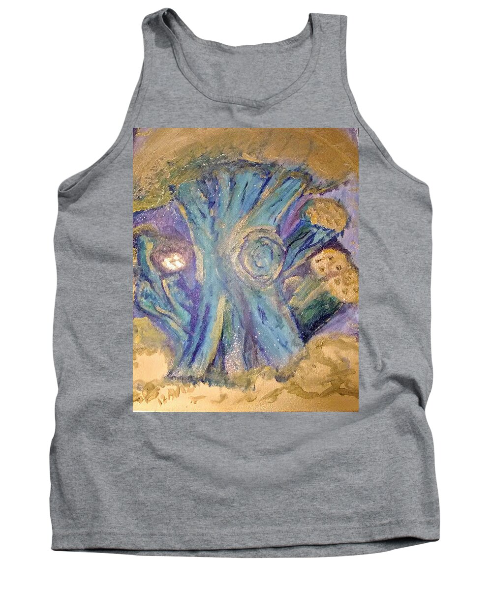 Tree Of Life Tank Top featuring the painting Tree of Life #2 by Andrew Blitman