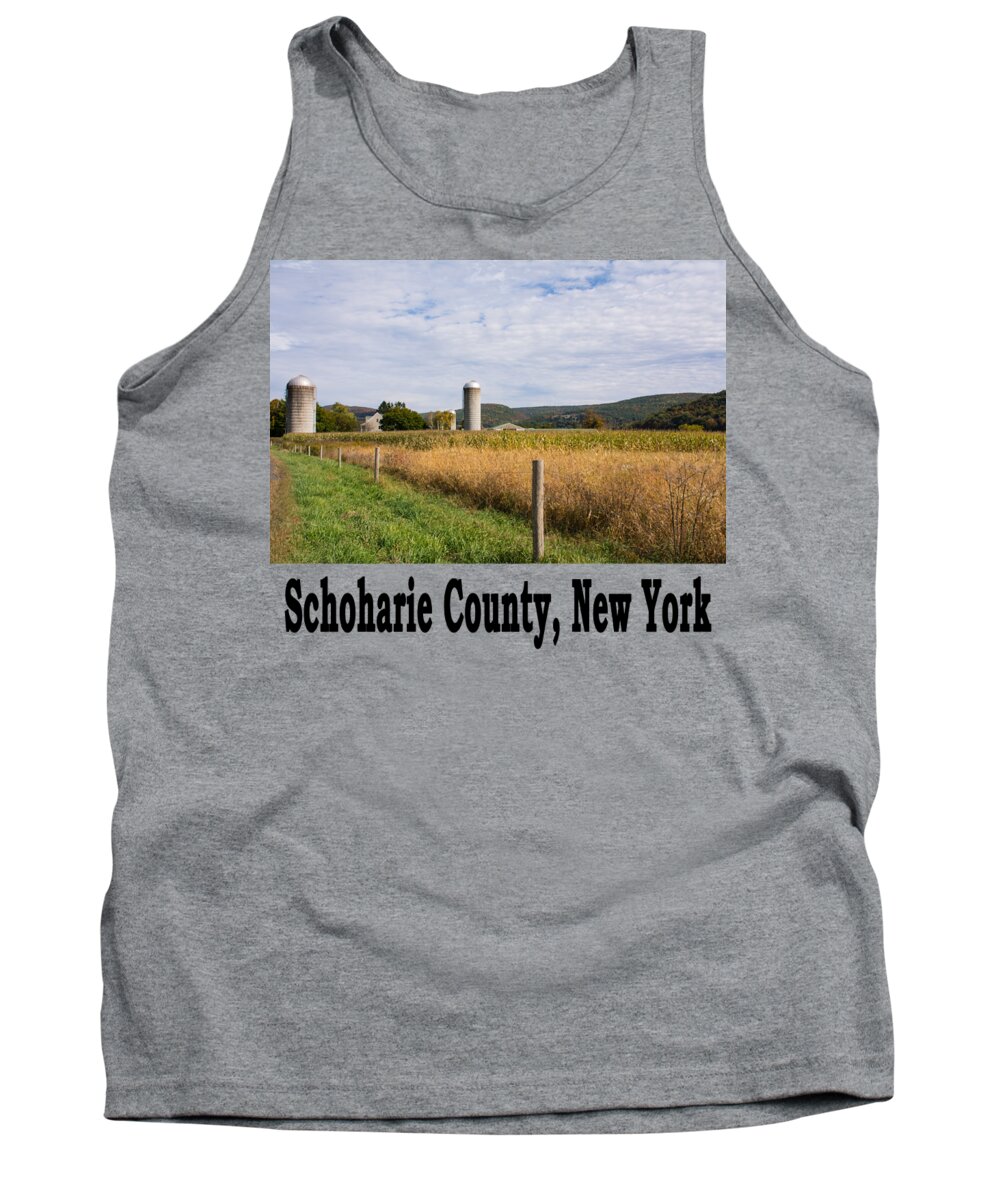 Autumn Tank Top featuring the photograph Upstate New York Farm Country by Angie Tirado