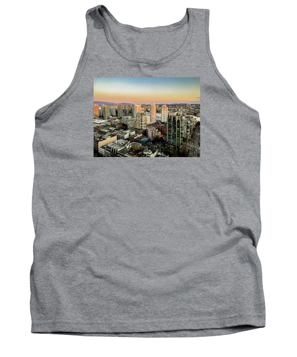 Vancouver Canada Tank Top featuring the photograph Vancouver British Columbia Canada Cityscape 4461 by Amyn Nasser