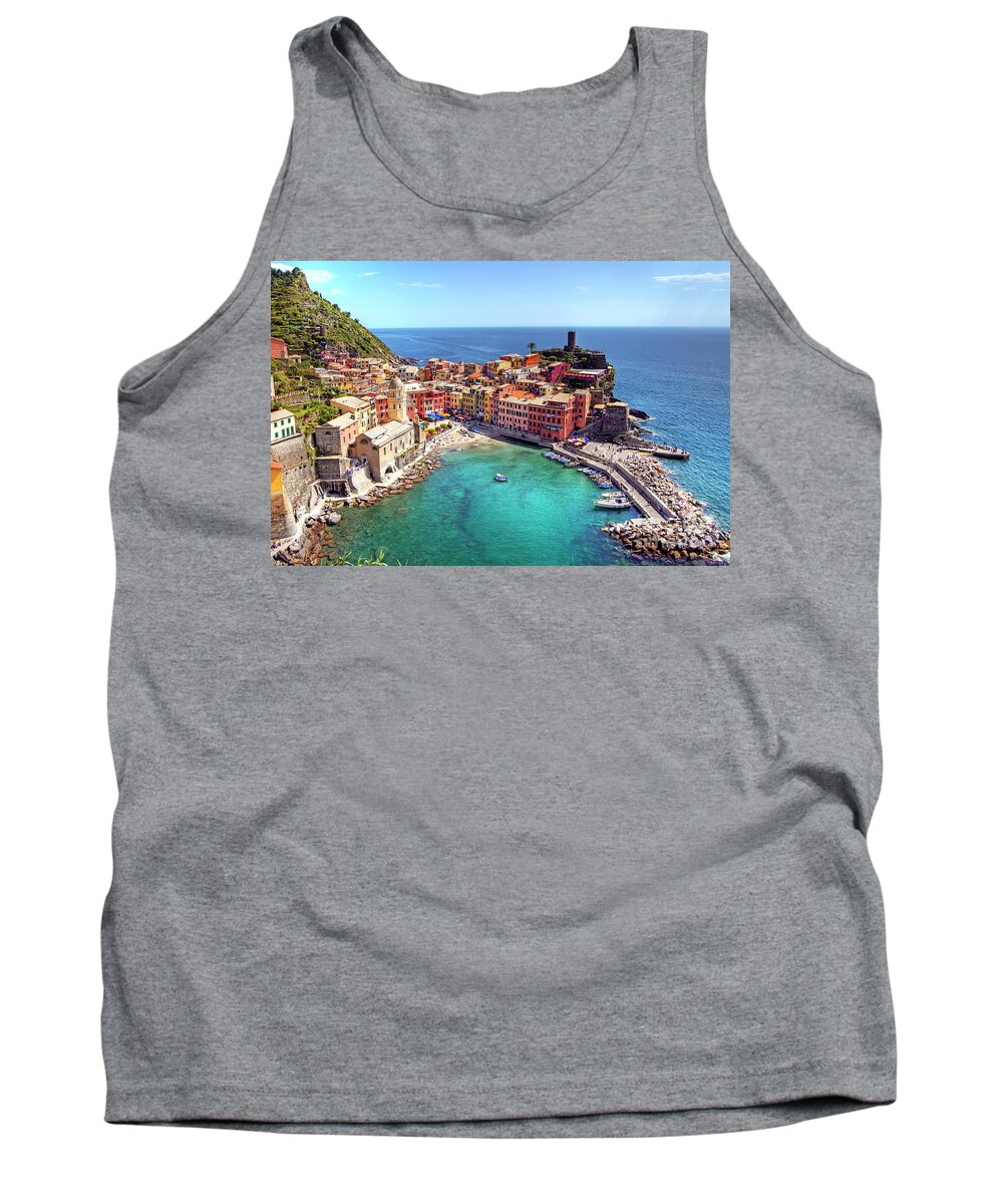 Cinque Terre Tank Top featuring the photograph Vernazza - Five Lands - Italy by Paolo Signorini