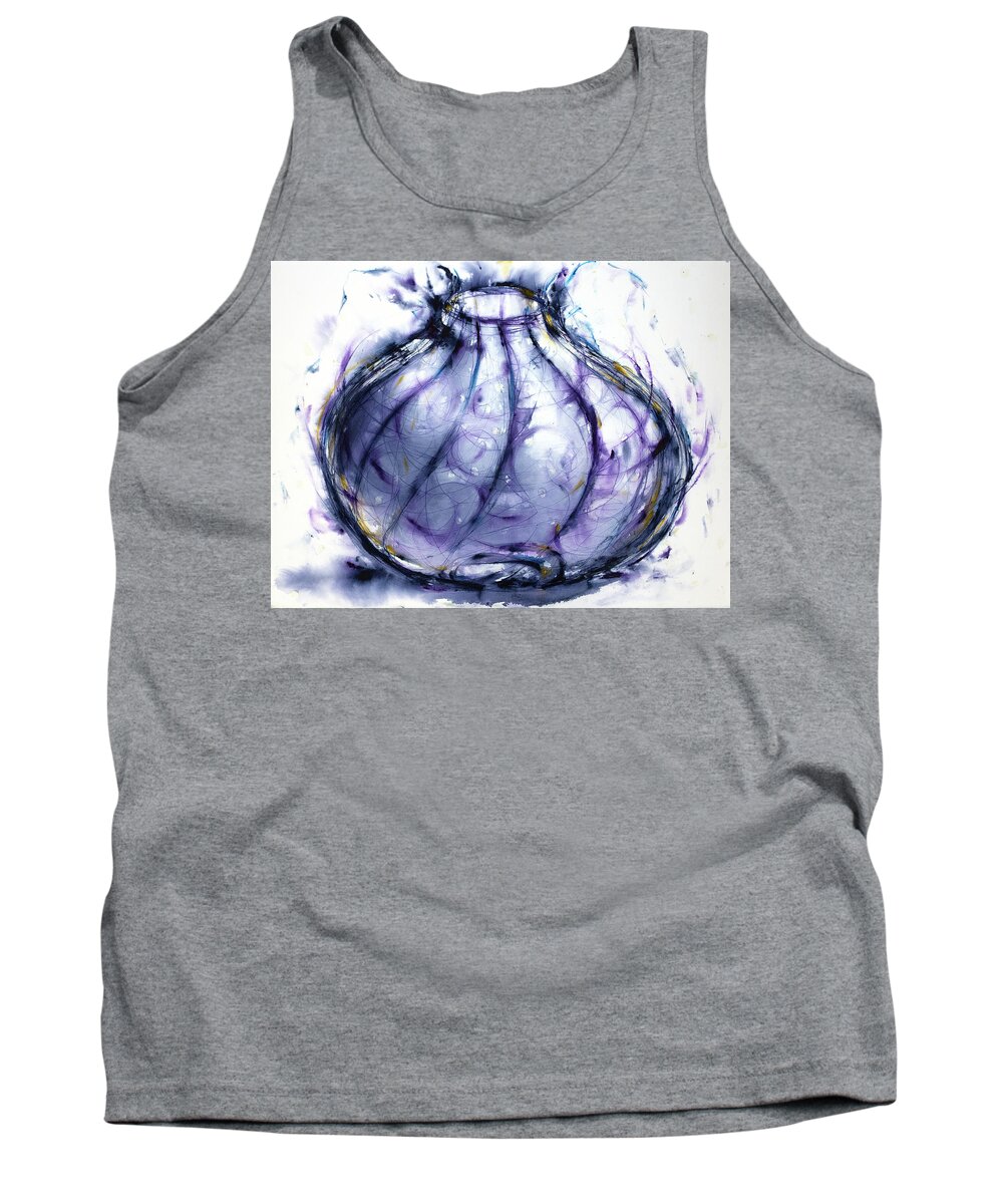  Tank Top featuring the painting 'Vessel of Tears' by Petra Rau