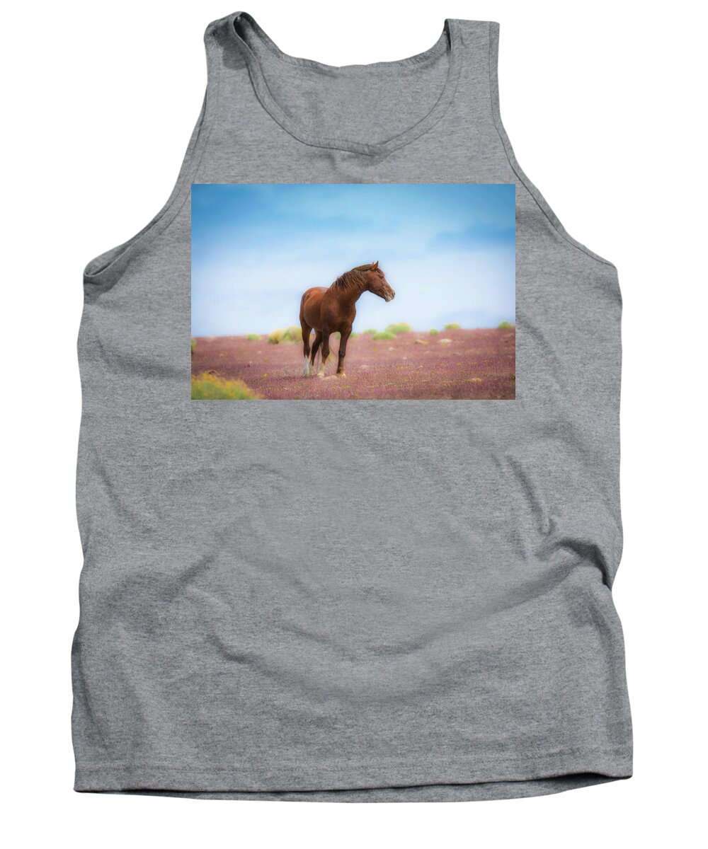 Guard Tank Top featuring the photograph Watching by Steph Gabler