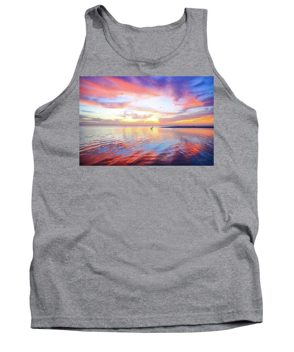 Howard Tank Top featuring the photograph Water Colors by Christopher Rice