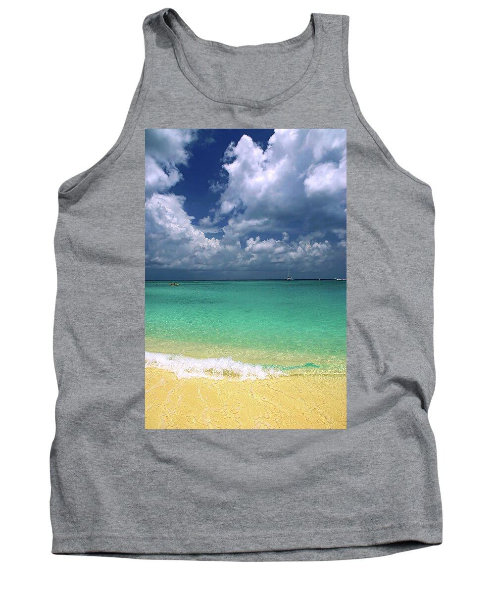 Grand Tank Top featuring the photograph Welcome to Paradise by Marie Hicks