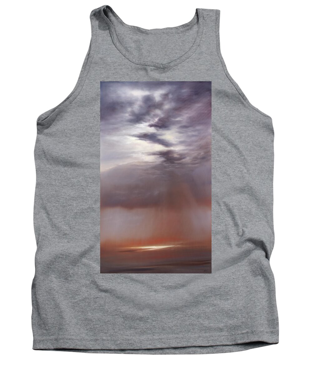 Light Tank Top featuring the painting Whispering Heart by Cheryl Kline