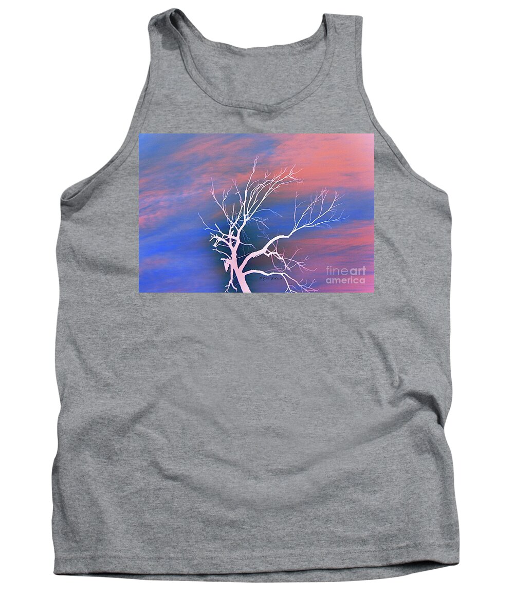Creative Art Tank Top featuring the photograph White Tree by Yumi Johnson