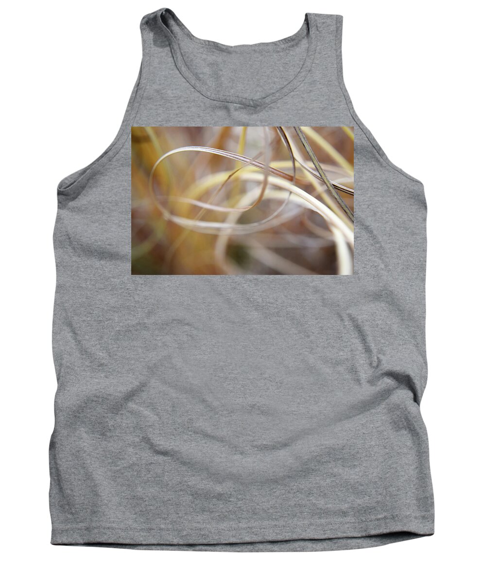 Kirkwood Tank Top featuring the photograph Winter Grasses by Curtis Krusie