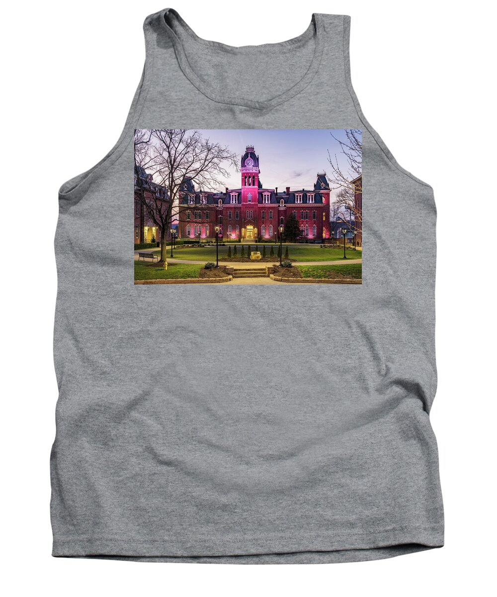 Graduation Tank Top featuring the photograph Woodburn Hall at West Virginia University in Morgantown WV by Steven Heap