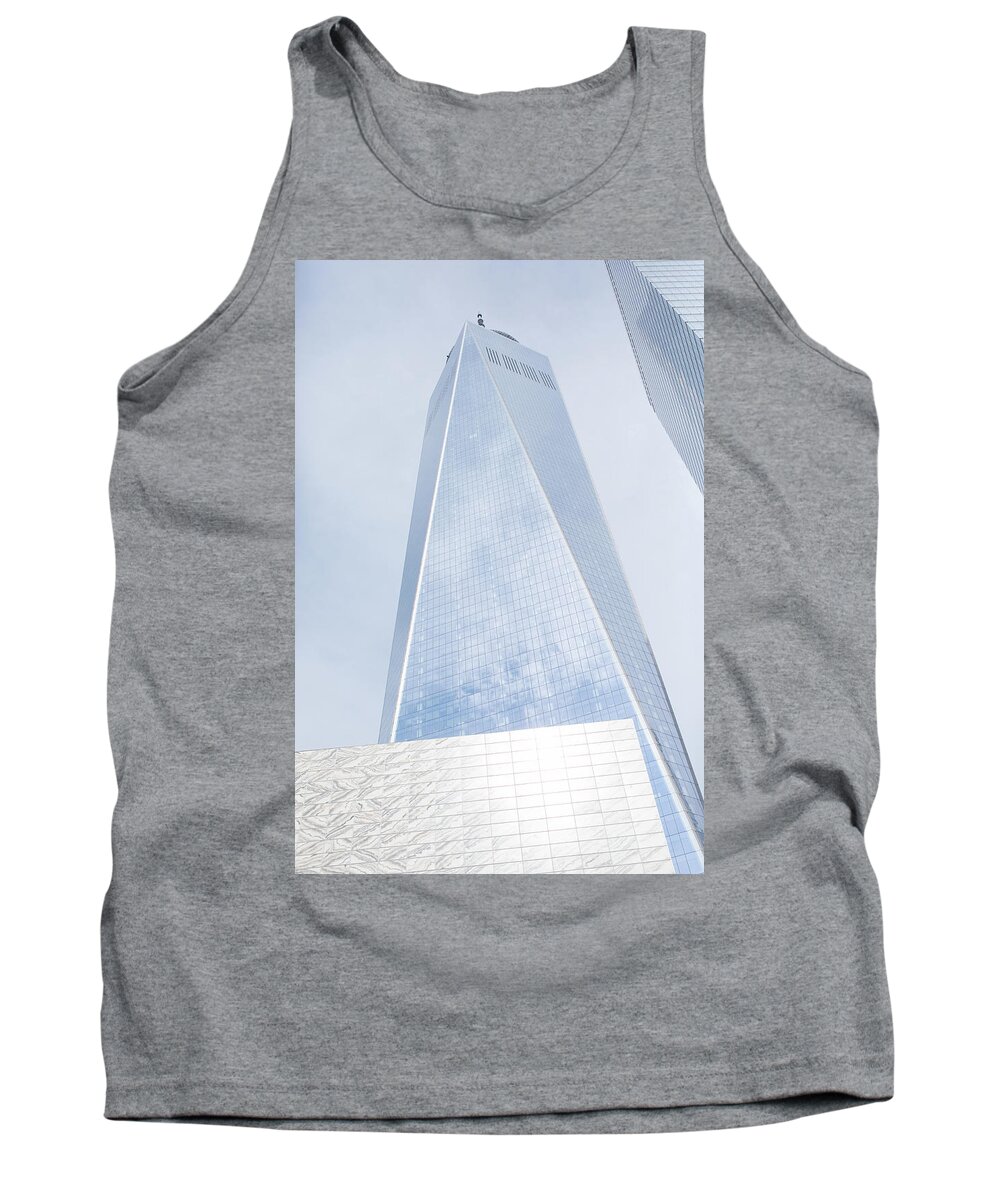 World Trade Tank Top featuring the photograph World Trade Building by Al Hurley