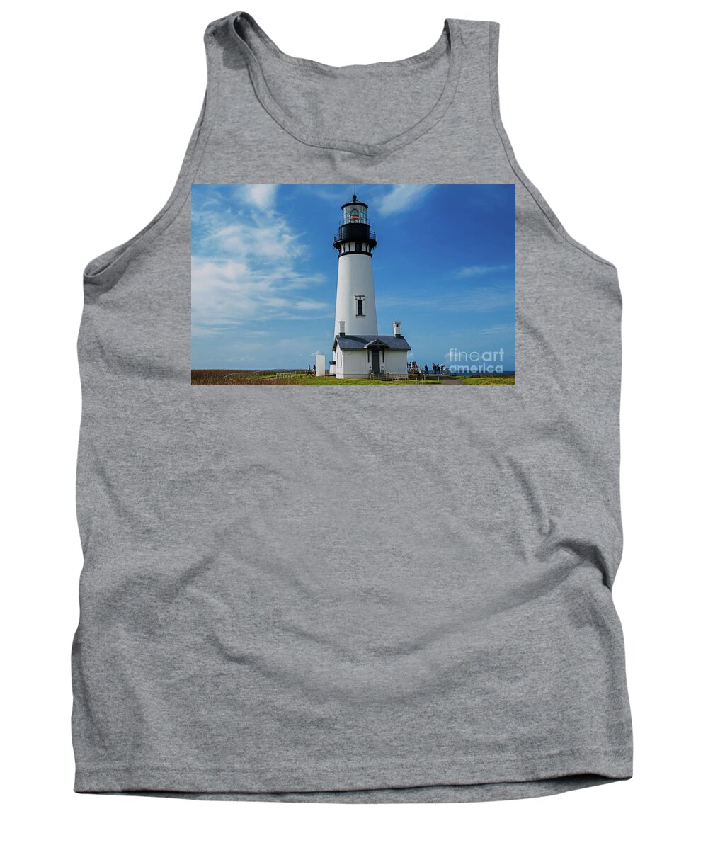 Lighthouse Tank Top featuring the photograph Yaquina Head Lighhouse by Charles Robinson