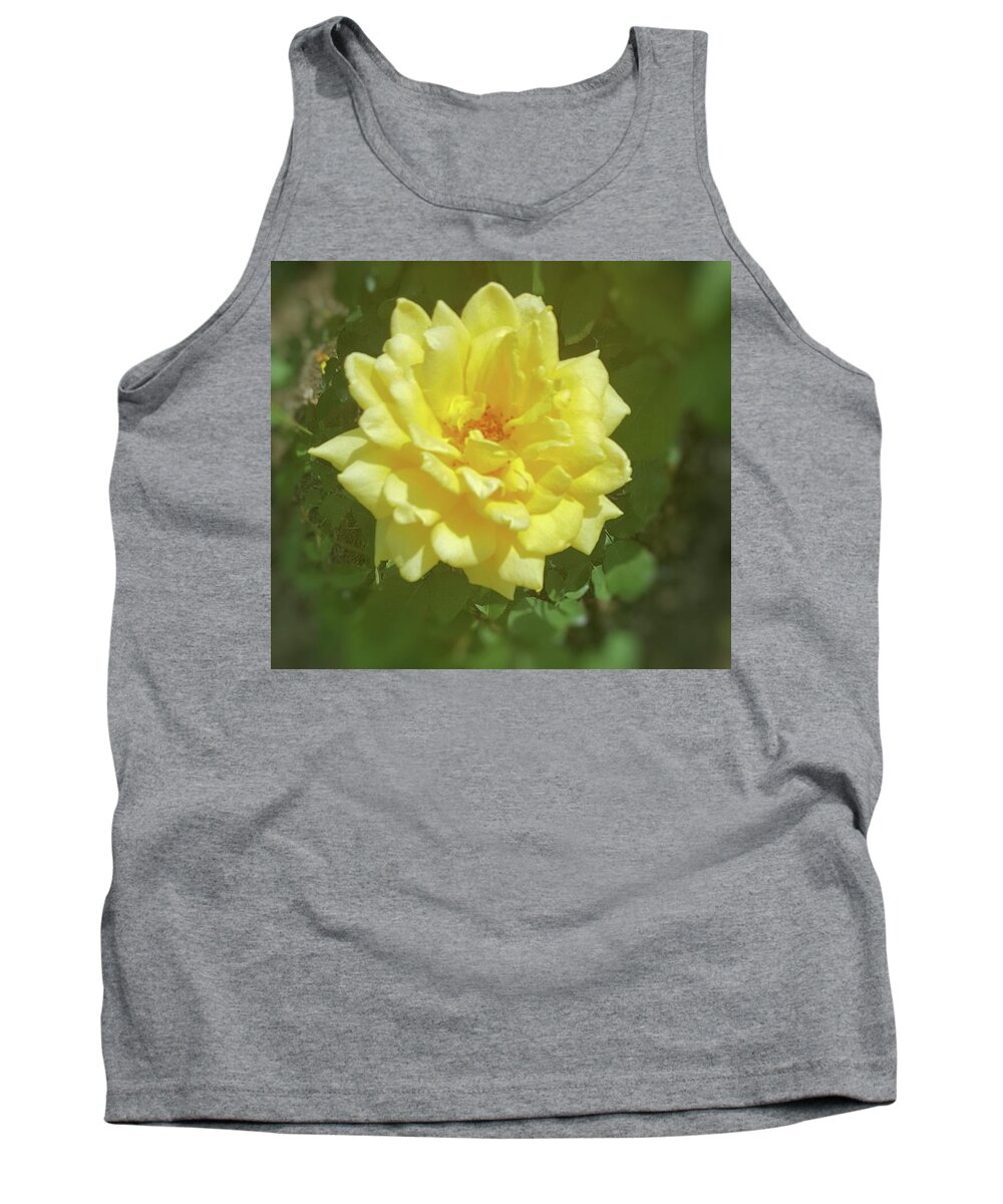 Flowers Tank Top featuring the photograph Yellow Rose by Pour Your heART Out Artworks