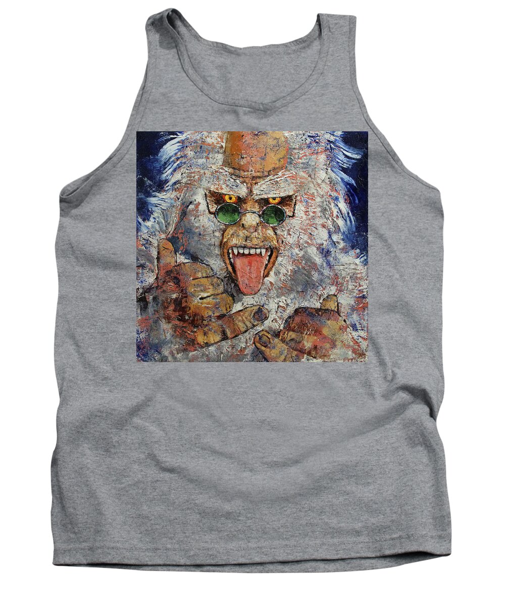 Art Tank Top featuring the painting Yeti by Michael Creese