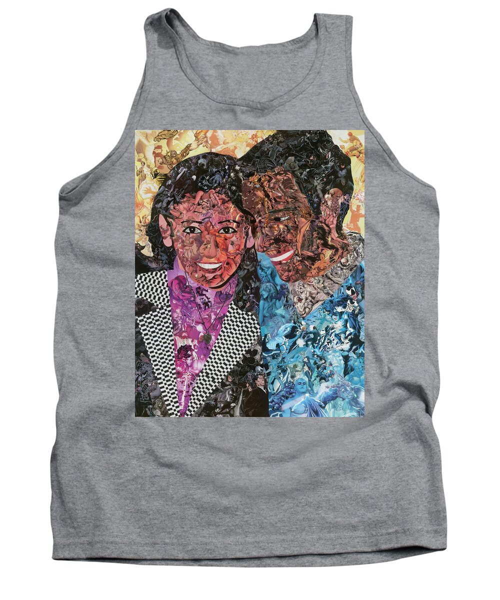 Love Tank Top featuring the mixed media Young Love by Joshua Redman
