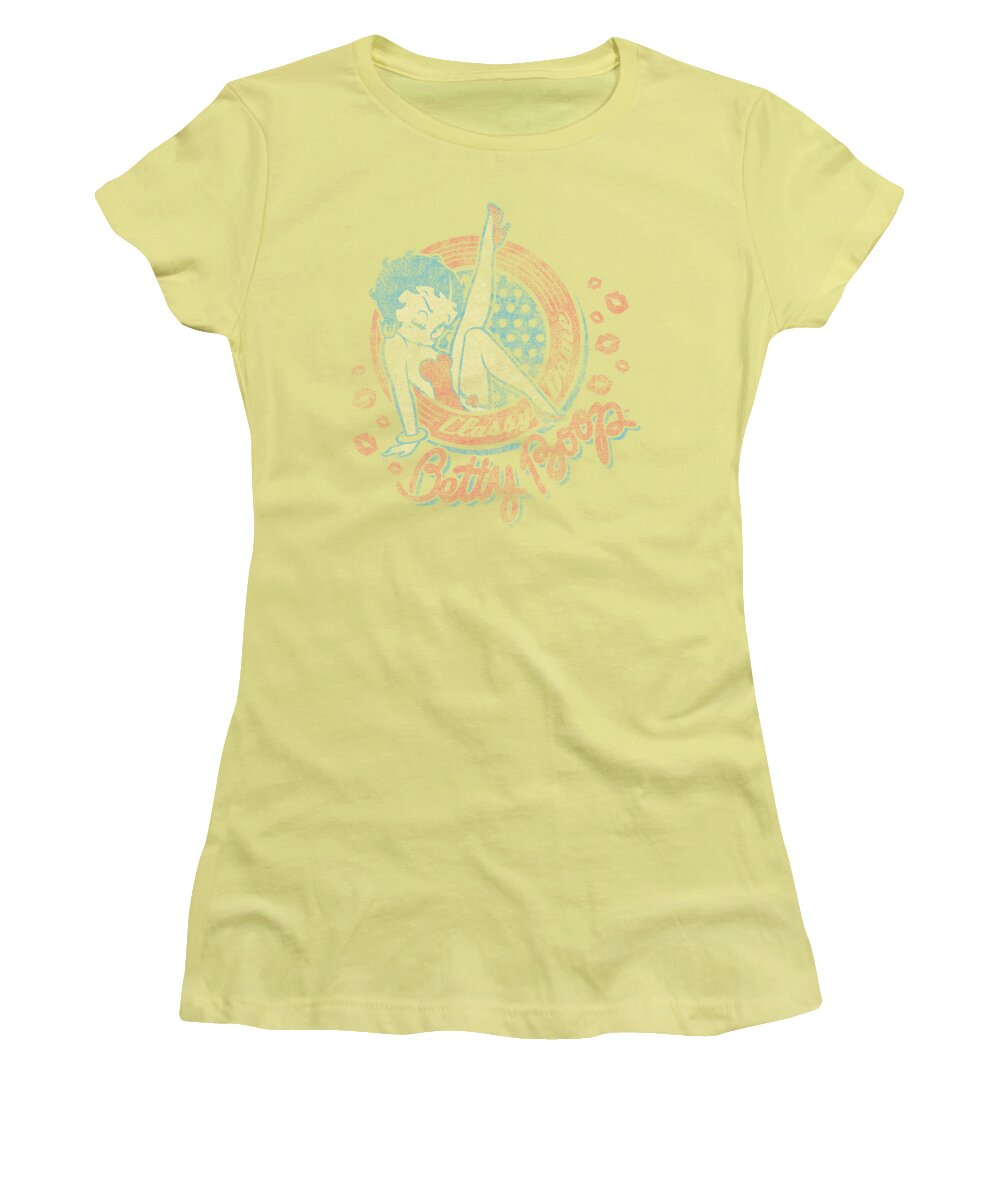 Betty Boop Women's T-Shirt featuring the digital art Boop - Classy Dame by Brand A