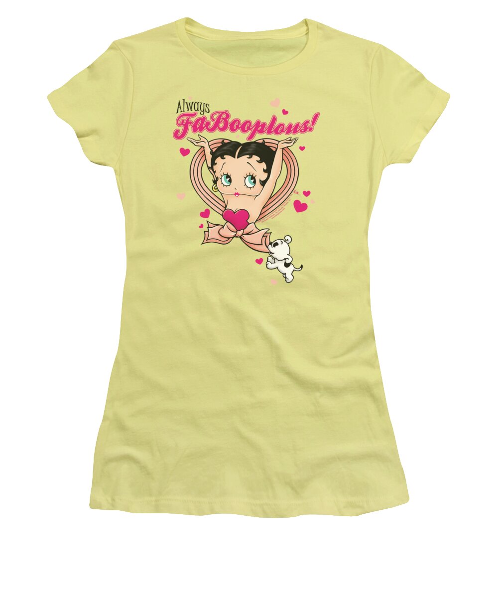 Betty Boop Women's T-Shirt featuring the digital art Boop - Fabooplous! by Brand A
