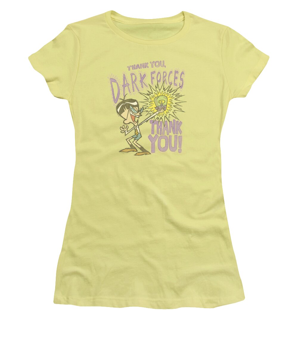 Dexter's Lab Women's T-Shirt featuring the digital art Dexter's Laboratory - Dark Forces by Brand A