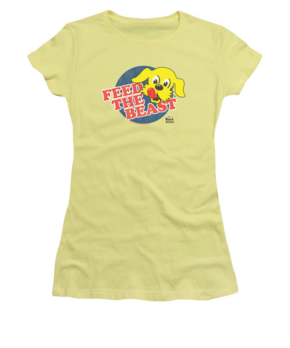 Ken L Ration Women's T-Shirt featuring the digital art Ken L Ration - Feed The Beast by Brand A