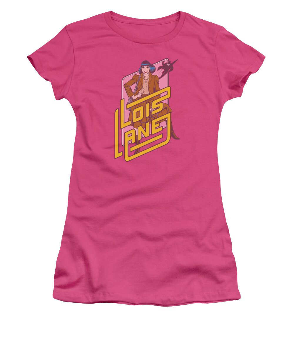  Women's T-Shirt featuring the digital art Dc - Lois Lane by Brand A