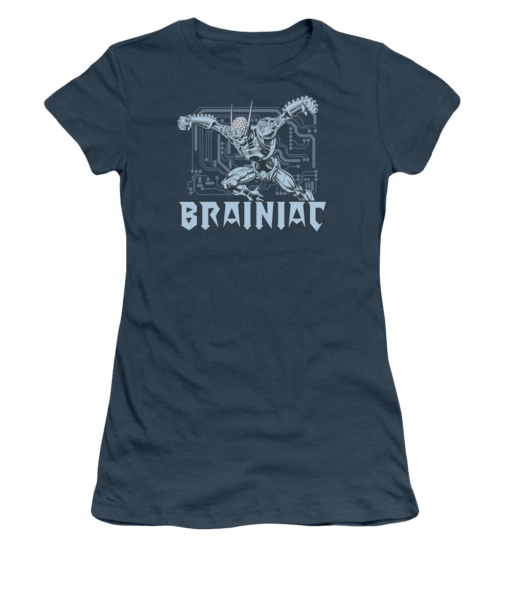 Brainiac Women's T-Shirt featuring the digital art Dc - Brainiac by Brand A