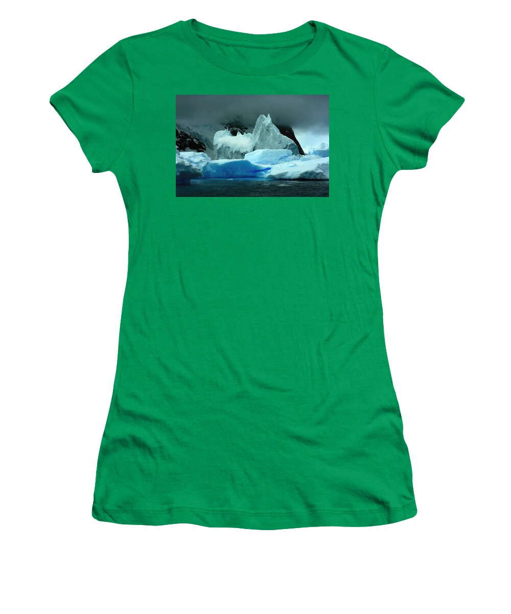 Iceberg Women's T-Shirt featuring the photograph Iceberg #2 by Amanda Stadther