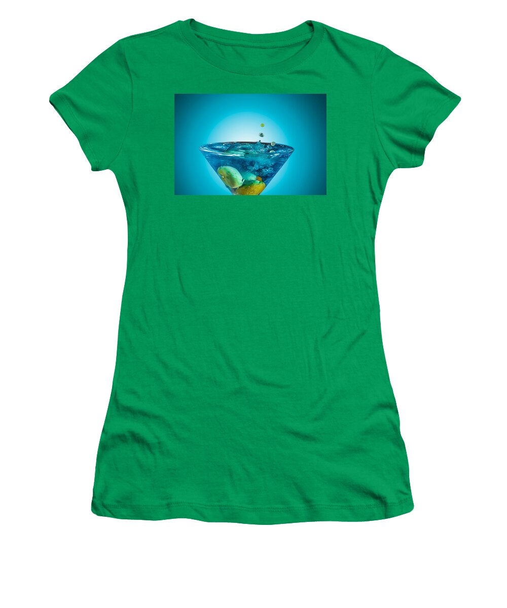 Abstract Women's T-Shirt featuring the photograph Martini by Peter Lakomy