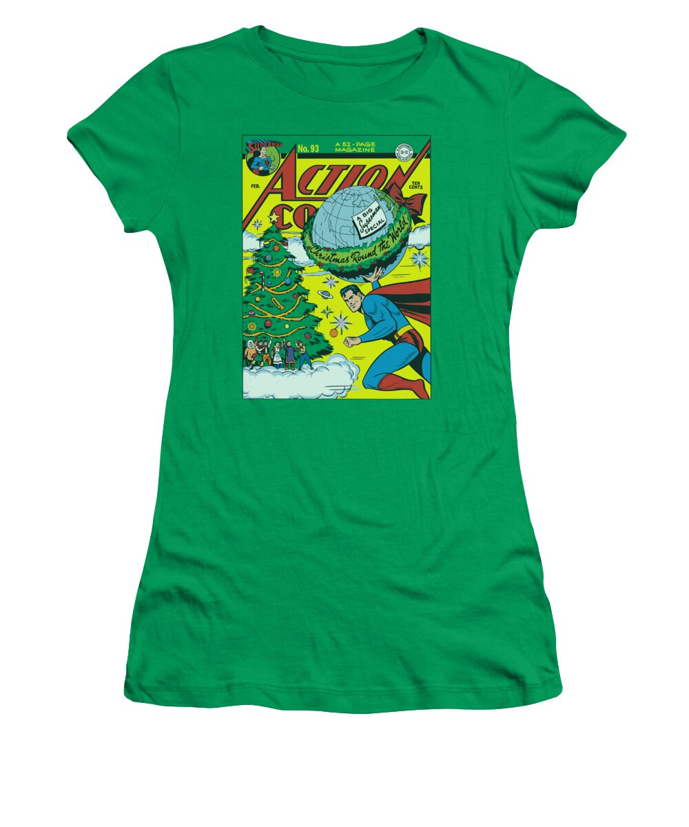 Dc Comics Women's T-Shirt featuring the digital art Dc - Cover No. 93 by Brand A