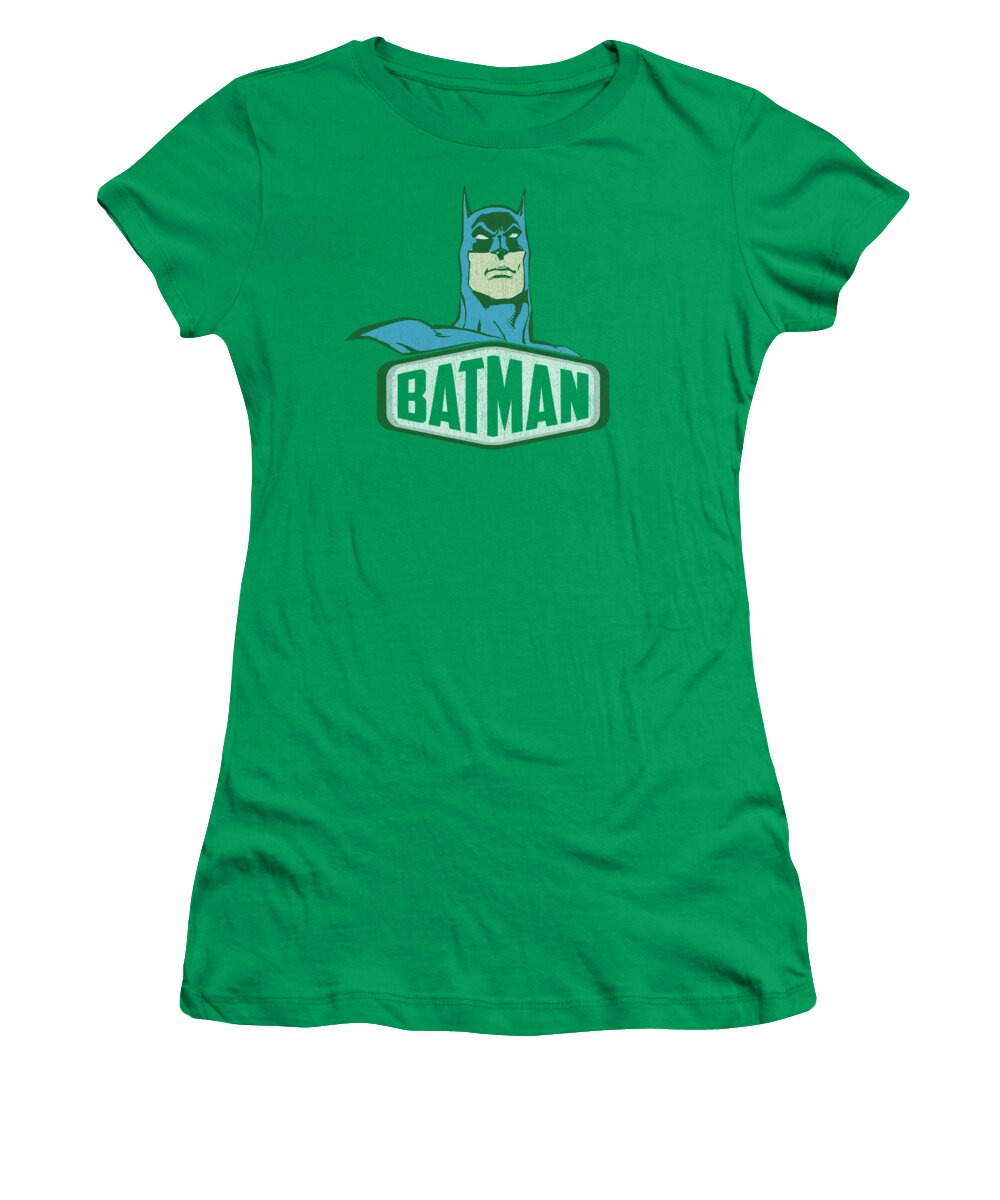 Dc Comics Women's T-Shirt featuring the digital art Dco - Batman Sign by Brand A