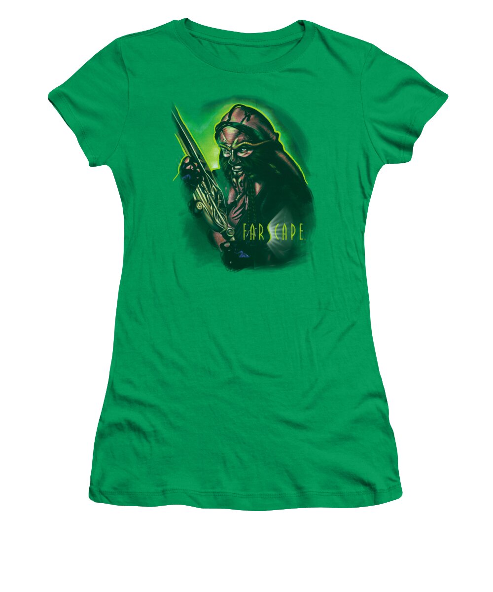 Farscape Women's T-Shirt featuring the digital art Farscape - D'argo Warrior by Brand A