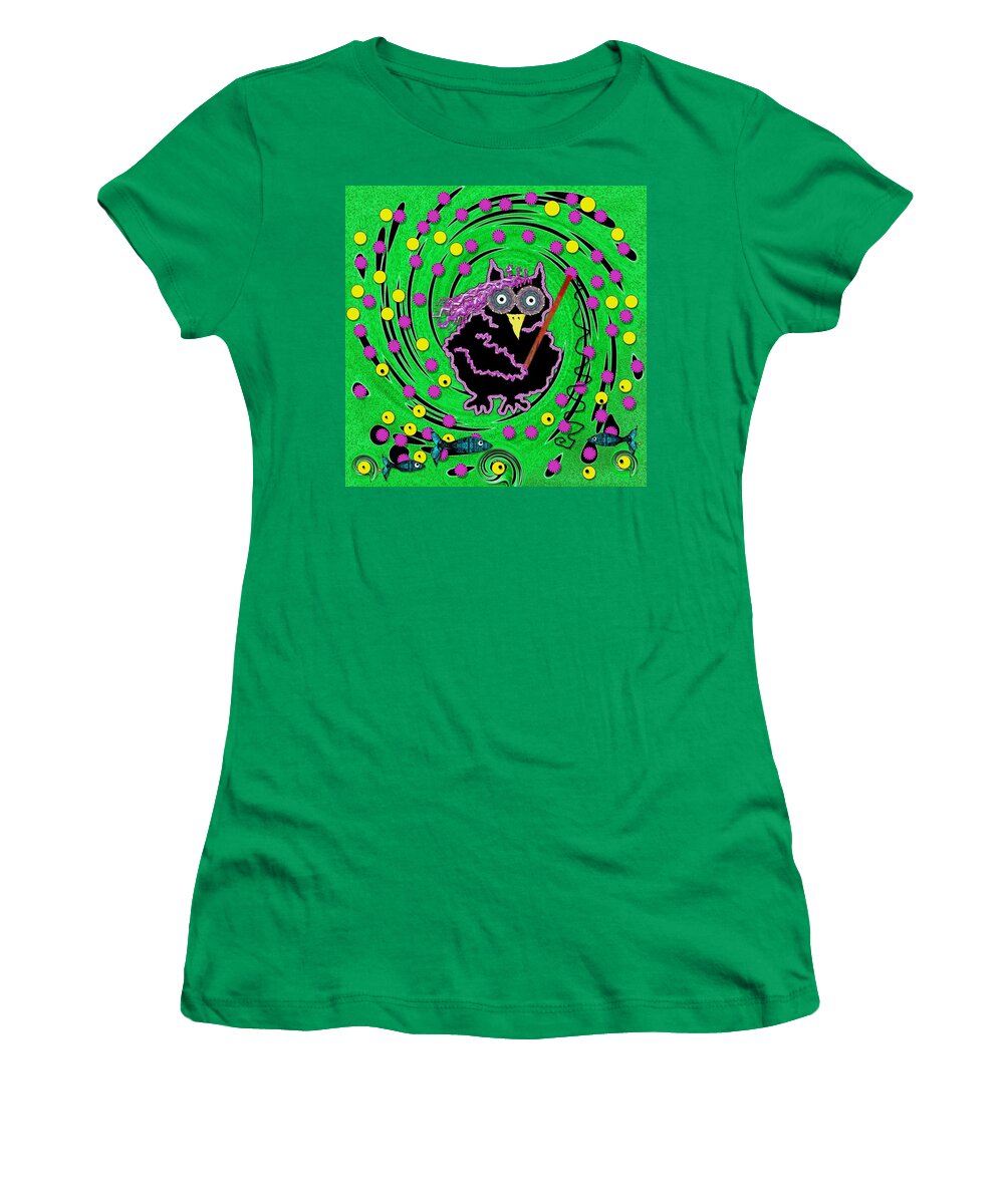 Gone Fishing Women's T-Shirt by Pepita Selles - Pixels