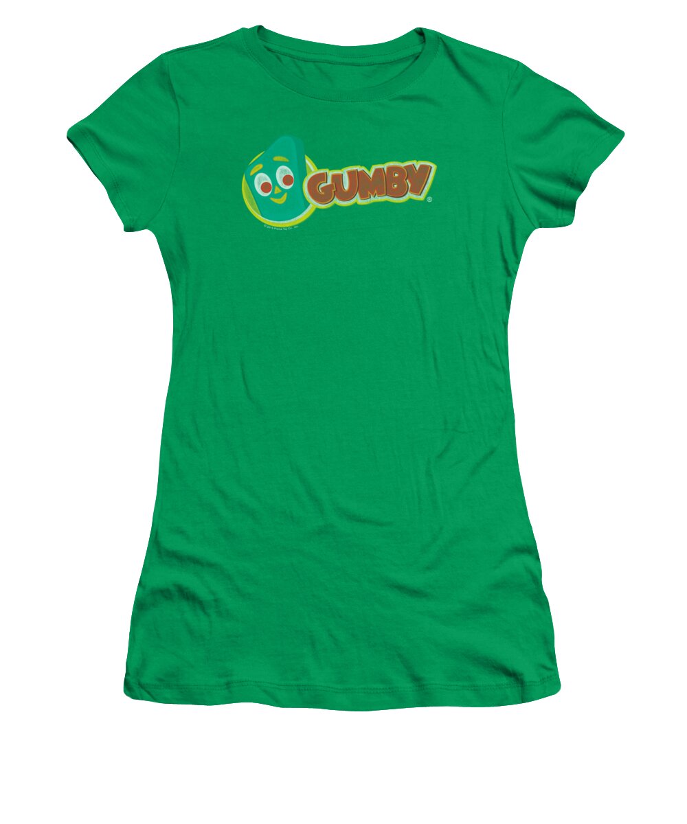 Gumby Women's T-Shirt featuring the digital art Gumby - Logo by Brand A