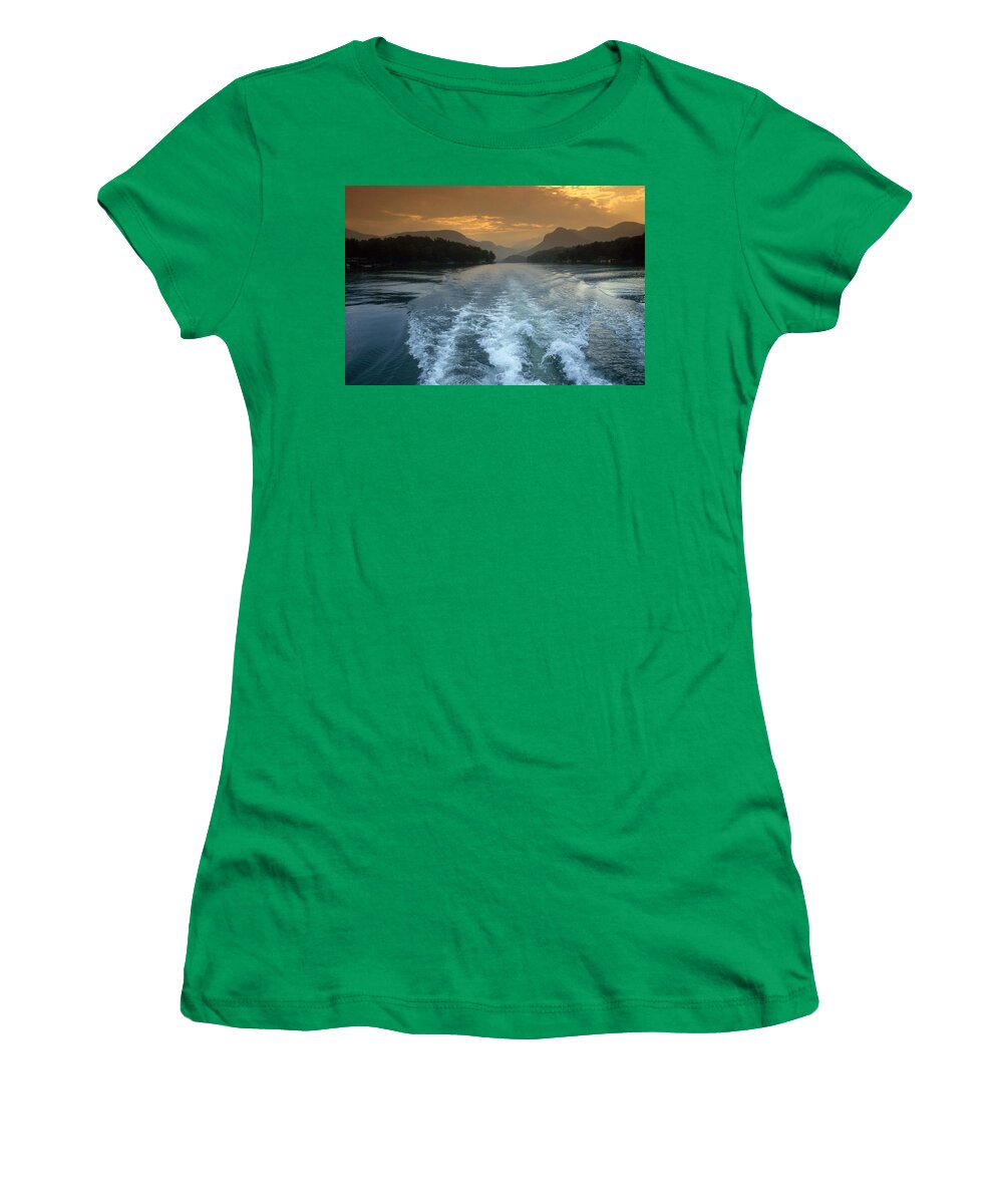 North Carolina Women's T-Shirt featuring the photograph Lake Lure, Nc by Bruce Roberts